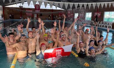Se cerró el circuito invernal del “Sani tiene la posta” en natación 