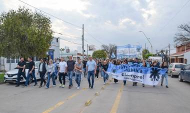 San Francisco también marchó contra el veto presidencial a la Ley de Financiamiento Universitario
