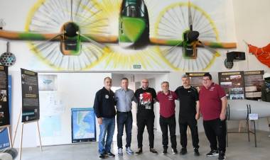 El Museo y Sede Héroes de Malvinas inauguró un mural en homenaje al avión Pucará