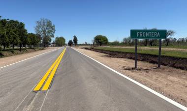 La pavimentación de la Ruta 32s entra en su etapa final