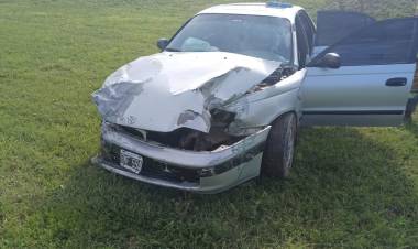 Accidente en el acceso sur de Morteros dejó un conductor hospitalizado