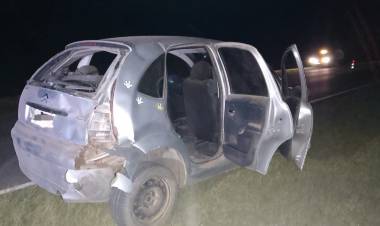 Motociclista falleció tras impactar contra un auto en Sacanta