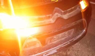 Accidente en Autovia 19: chocó nada de rodamiento de camión suelta en la ruta