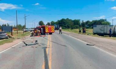 Conductor de San Francisco murió en accidente al chocar de frente contra un camión en ruta nacional 158