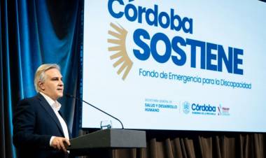 El Gobierno de Córdoba crea un fondo de emergencia de $2.000 millones para discapacidad