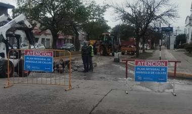 Por tareas de bacheo desde hoy lunes se interrumpirá el tránsito en un tramo de Av. Libertador Norte