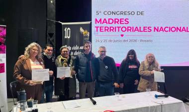 San Francisco participó del V Congreso Nacional de Madres Territoriales contra las Adicciones en Rosario