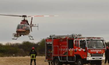 Tragedia aérea en San Juan: cayó un helicóptero oficial y murieron los siete tripulantes