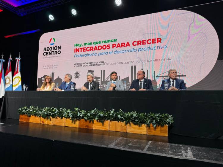Bernarte participó de la reunión de la Región Centro donde se defendió al interior productivo del país