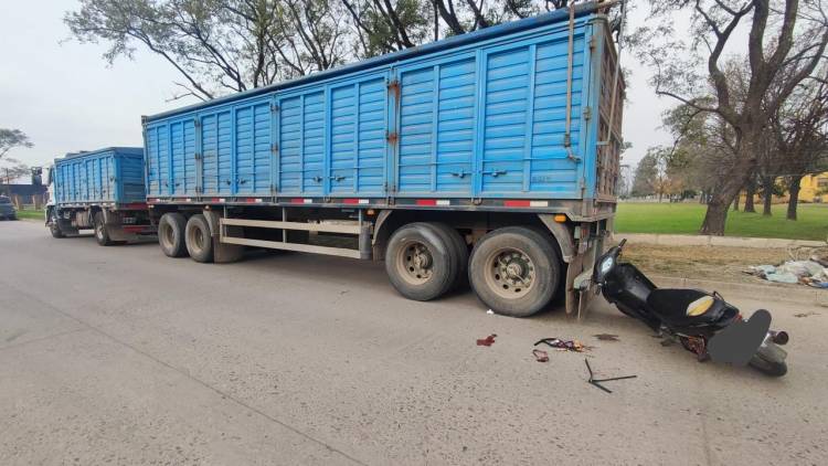 Accidente con lesionado grave en la ciudad 