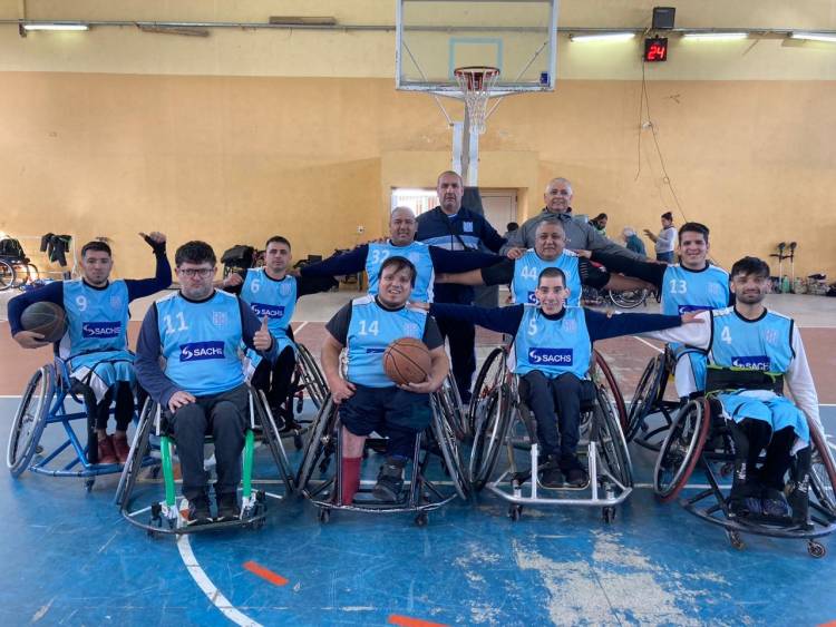 San Francisco debutó  en la Liga Federal de básquet adaptado