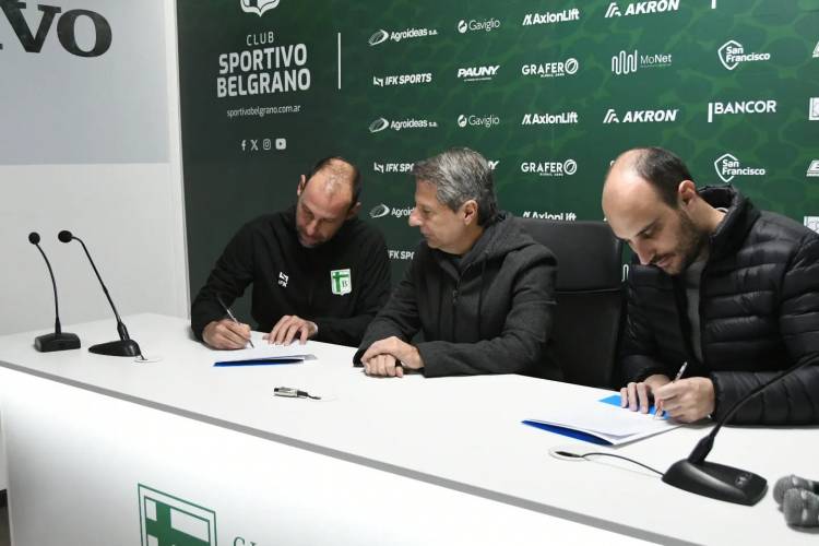 Firma de convenio entre Sportivo Belgrano y la Agencia Córdoba joven para el aprendizaje de idiomas