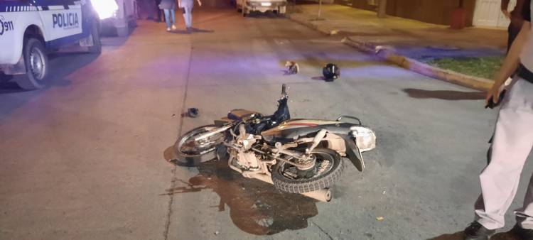 Tras accidente de tránsito debieron cortarle la primera falange de un dedo