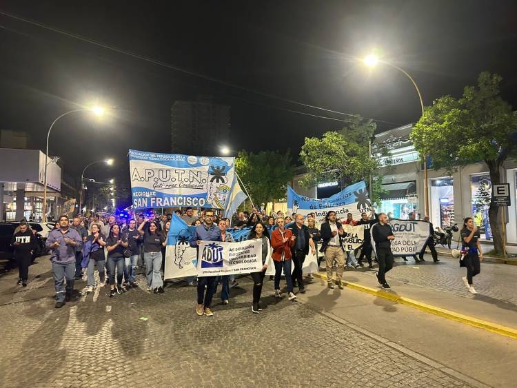 San Francisco también te sumó a la Marcha Federal Universitaria