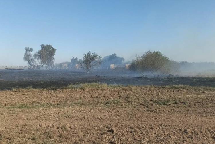 Un hombre quedó detenido por un incendio en Las Varas