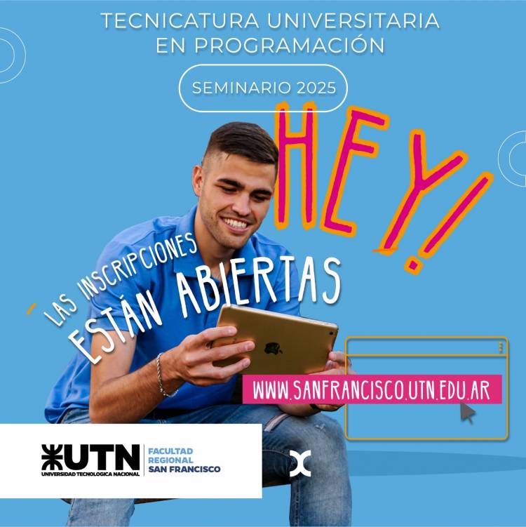 UTN abrió las inscripciones al Seminario de Ingreso de la Tecnicatura Universitaria en Programación