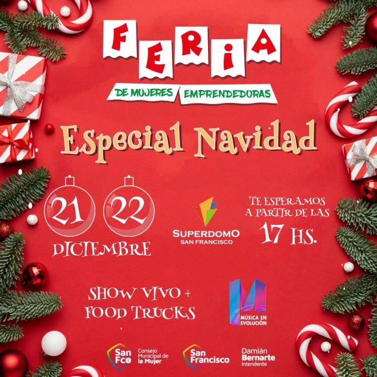 Nueva edición de la tradicional Feria de Mujeres Emprendedoras: Especial Navidad