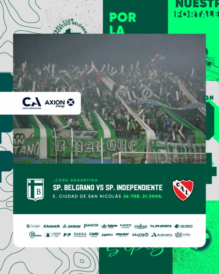 Sportivo Belgrano ya tiene fecha y sede para su debut en Copa Argentina