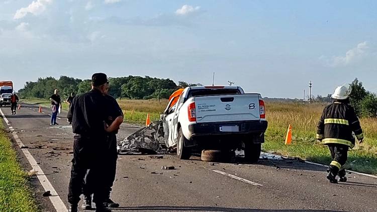 Choche múltiple cerca de Carlos Pellegrini con una víctima fatal que sería de San Francisco 