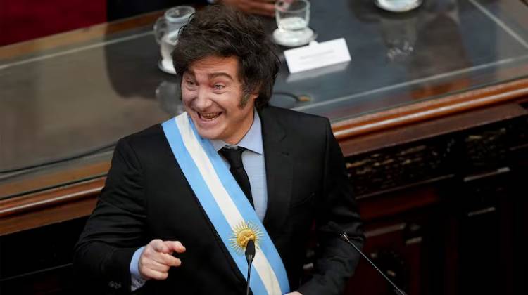 En un discurso electoral, Milei marcó la agenda del Congreso con el acuerdo con el FMI y la reforma penal