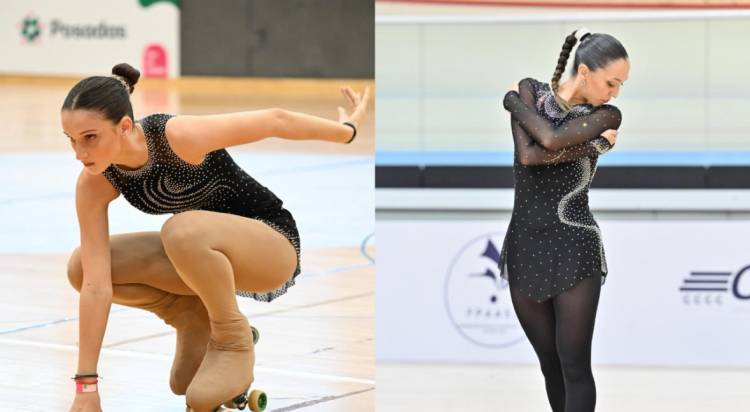 Dos chicas de El Ceibo debutan en la “A” de patín artístico