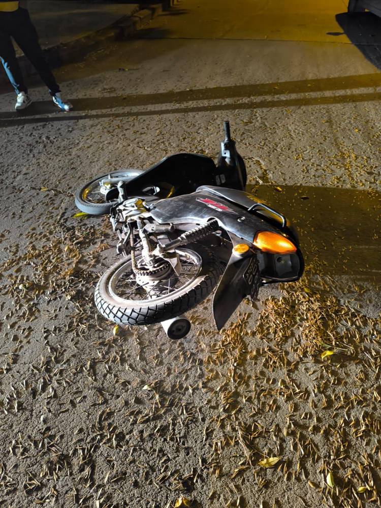 Accidente de tránsito dejó dos menores lesionados 