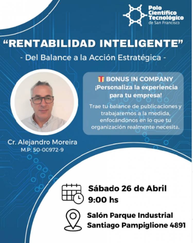 Capacitación para empresas: “Rentabilidad Inteligente: Del Balance a la Acción Estratégica”