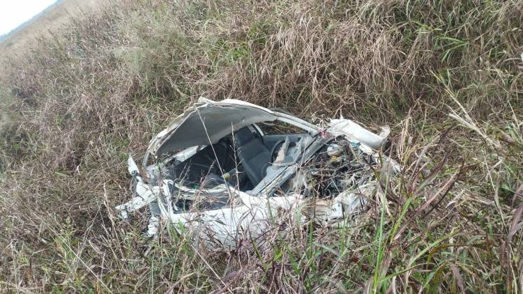 El Tío: accidente de tránsito entre un auto y un caballo dejó como saldo una menor y un joven heridos