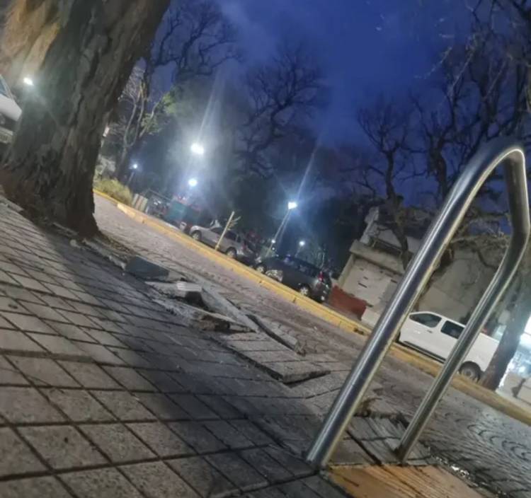 Desde la opción propusieron un programa para la reconstrucción de veredas 