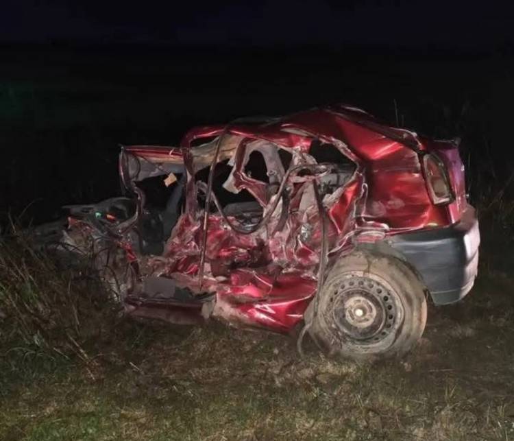Trágico accidente frontal con dos fallecidos en RN 158, en cercanías a S.M. Laspiur
