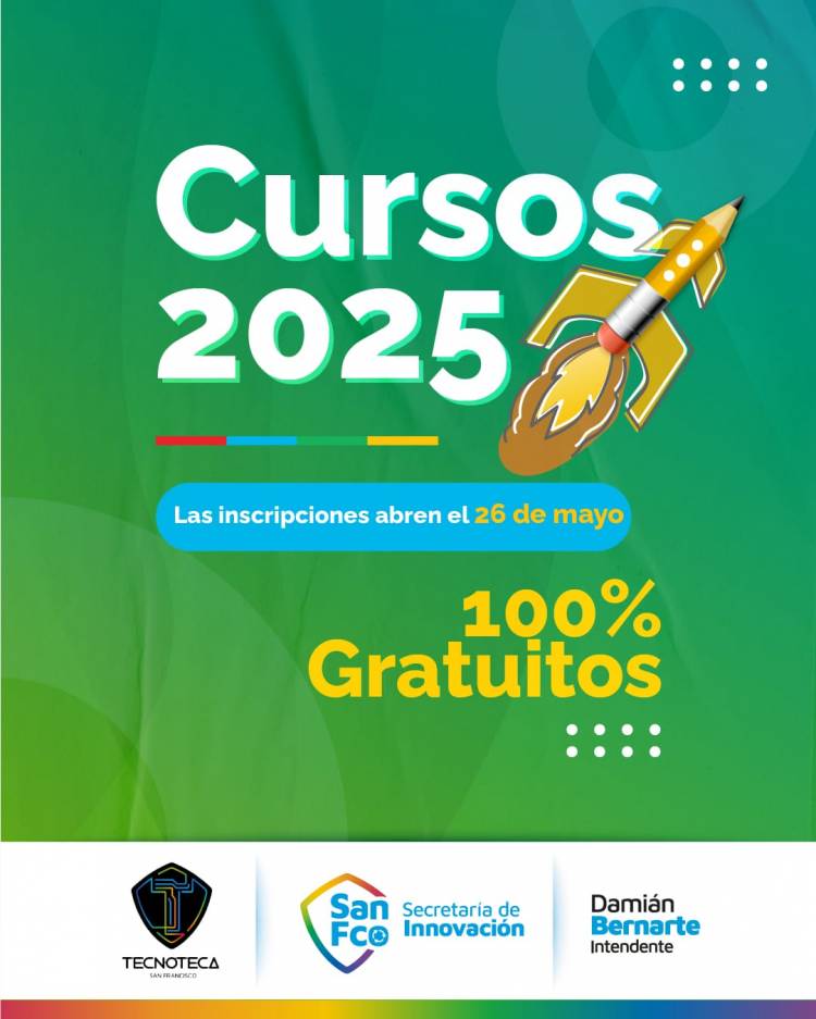 Desde el próximo lunes Tecnoteca abre las inscripciones para 15 cursos con cupos limitados 
