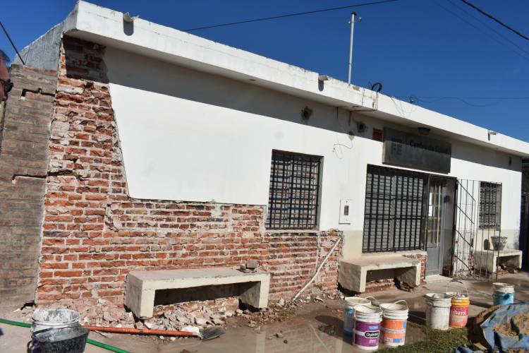 Frontera: se realizan refacciones en el Centro de Salud Francucci