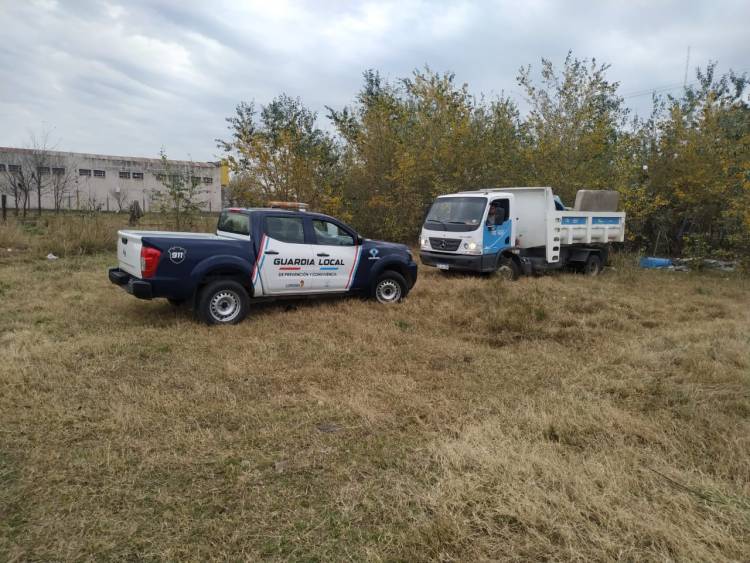 Guardia Local y Policía levantaron un asentamiento en Rosario de Santa Fe y San Lorenzo 