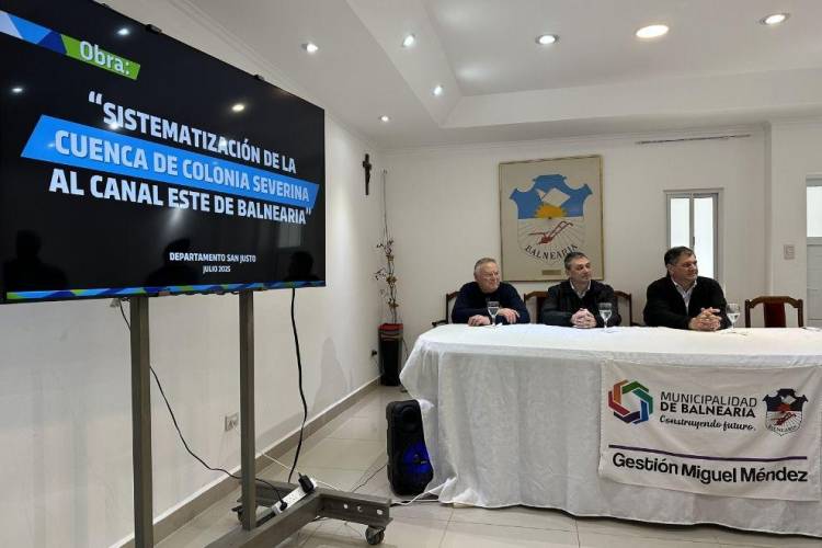 Balnearia: La Provincia realizará obras de encauzamiento hídrico en la cuenca sur