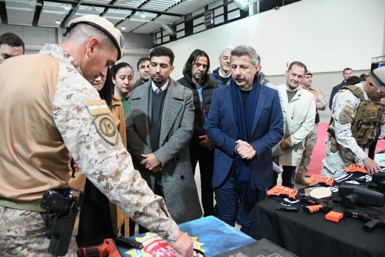 Se llevó a cabo una exhibición de protocolos de intervención policial 