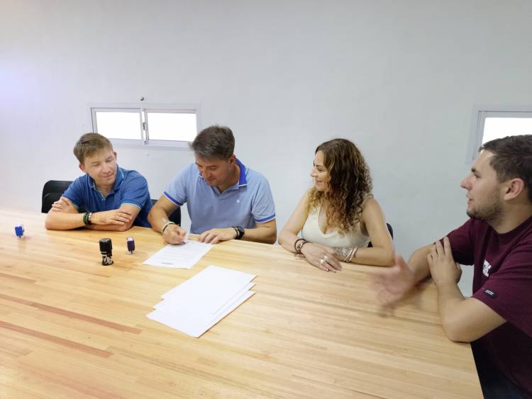 El Club Sportivo Belgrano y UTEDYC firmaron un Convenio de Cooperación Institucional