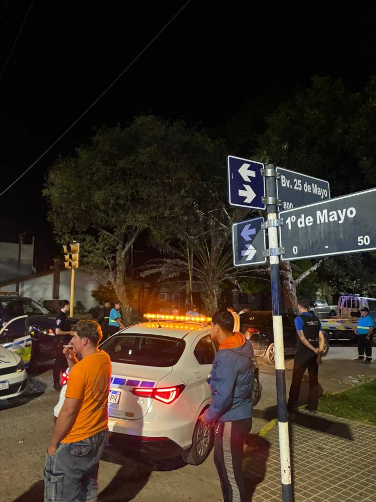 Choque en barrio Iturraspe: un conductor dio positivo en alcoholemia