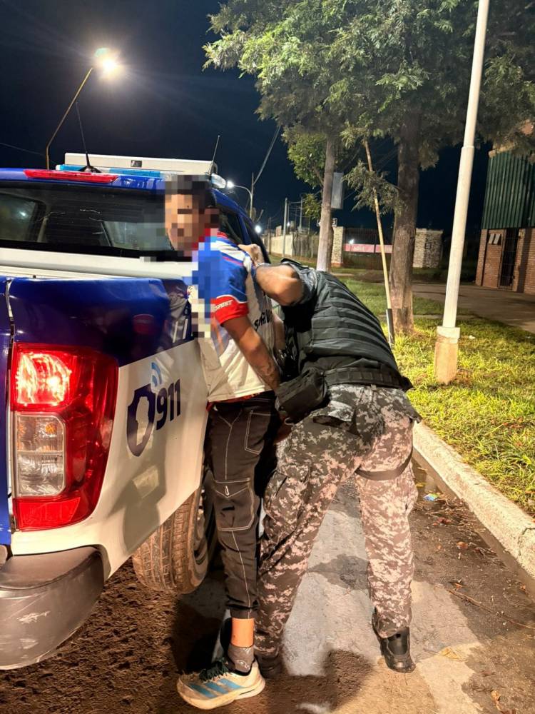 Detuvieron a un joven con pedido de captura tras una persecución en e Frontera