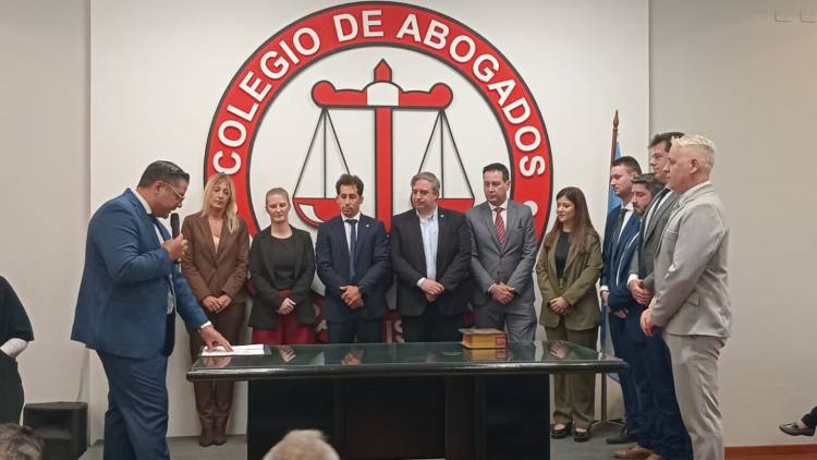Asumieron las nuevas autoridades del Colegio de Abogados de San Francisco 