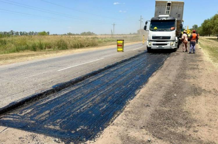 Ruta Nacional Nº 158: Reanudan los trabajos de bacheo