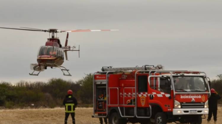 Tragedia aérea en San Juan: cayó un helicóptero oficial y murieron los siete tripulantes